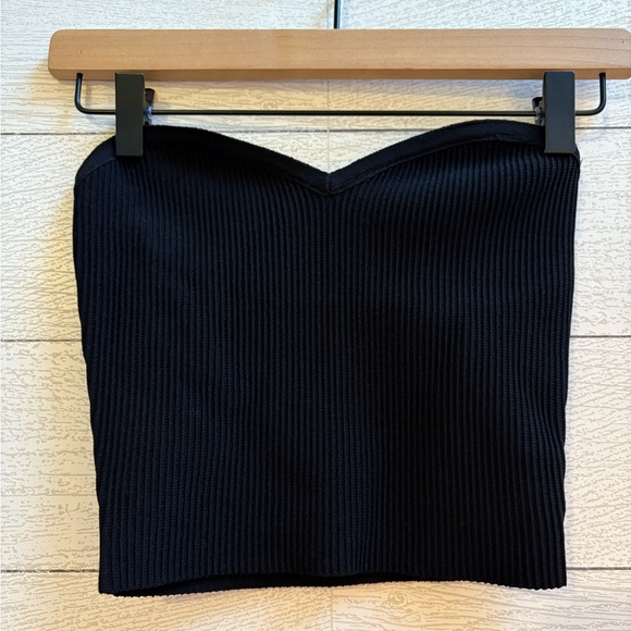 Aritzia Babaton Sculpt Knit Sweetheart Ribbed Tube Top in Black – Size XS - Picture 12 of 16
